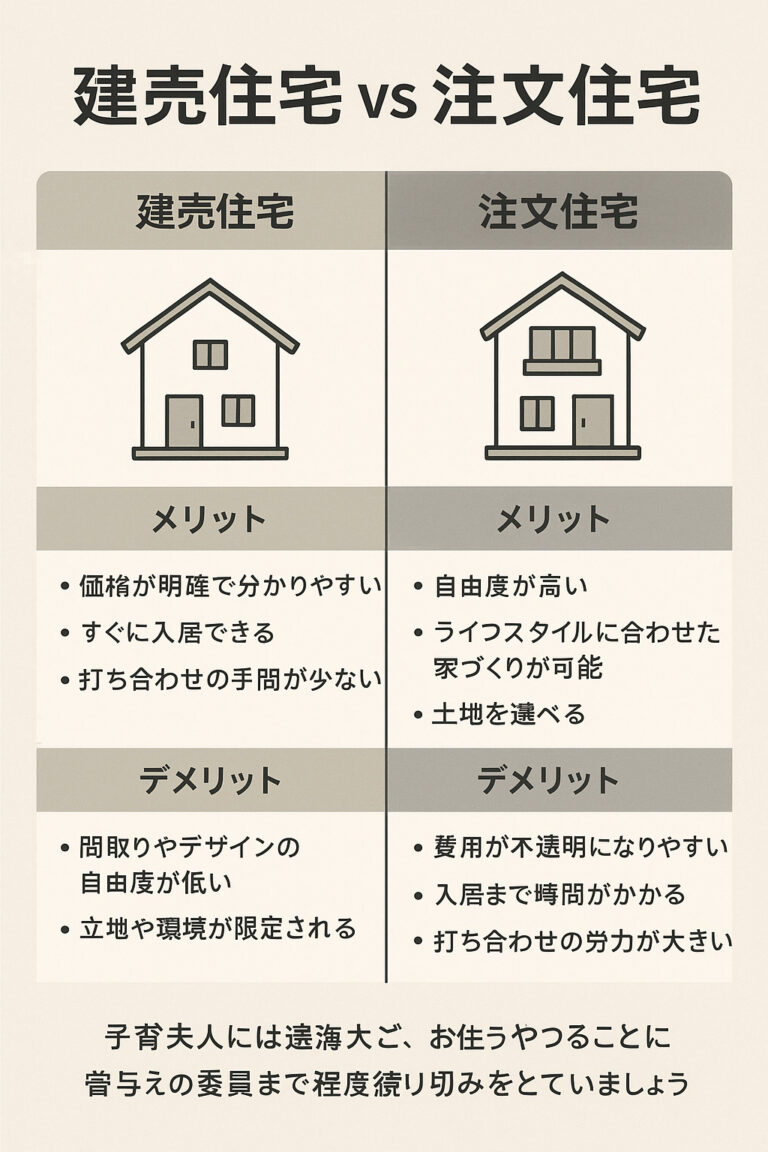 建売住宅 vs 注文住宅 あなたに合うのはどっち？ | 徳島不動産モール | 中古・新築・土地情報